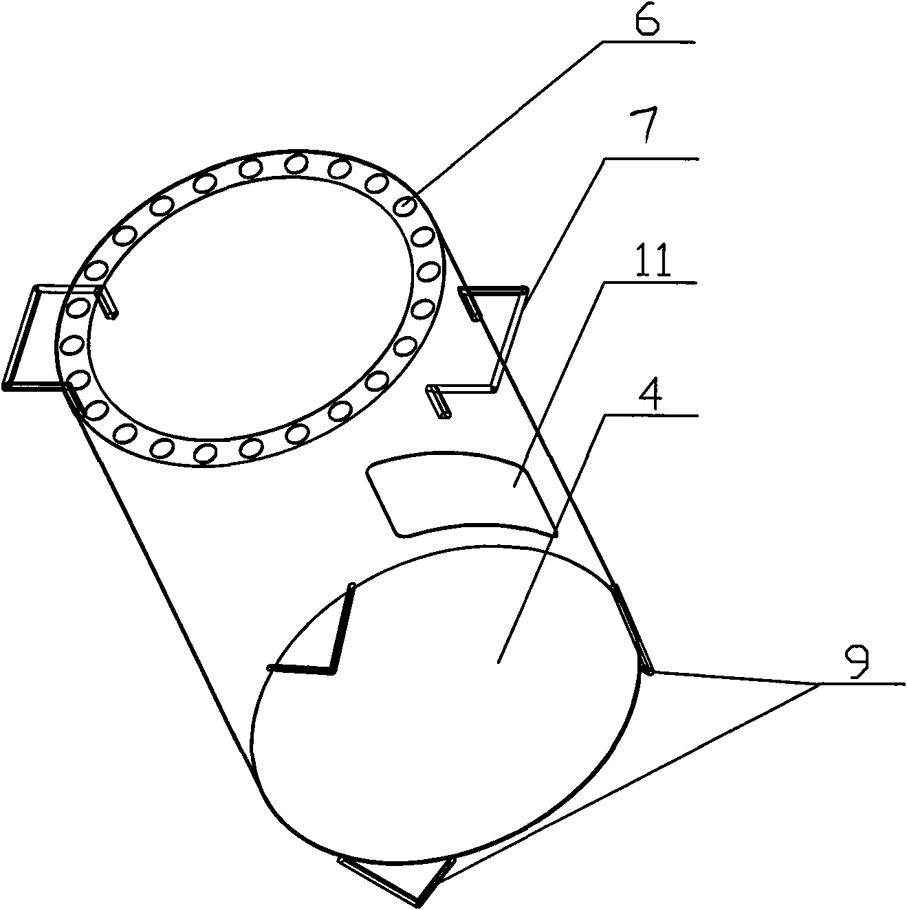 Baking oven with improved structure