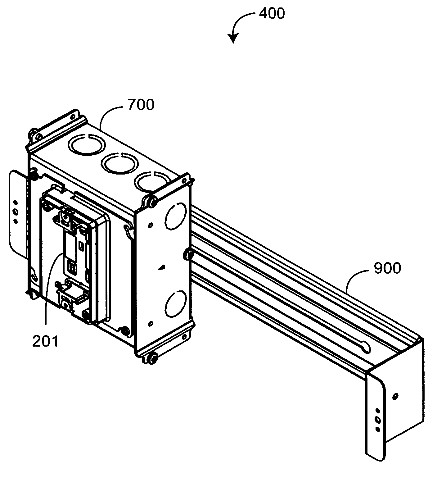 Universal electrical wiring component