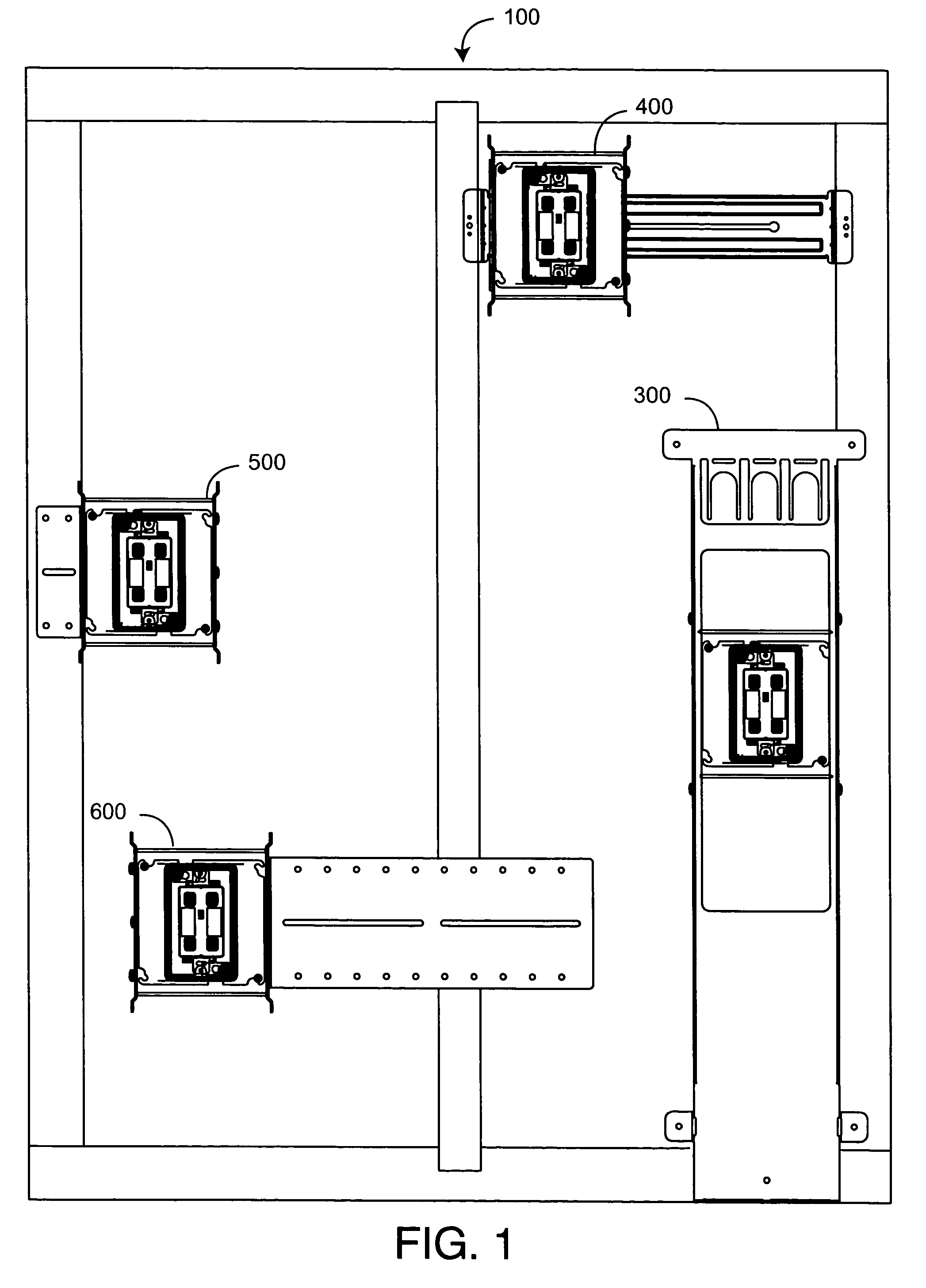 Universal electrical wiring component