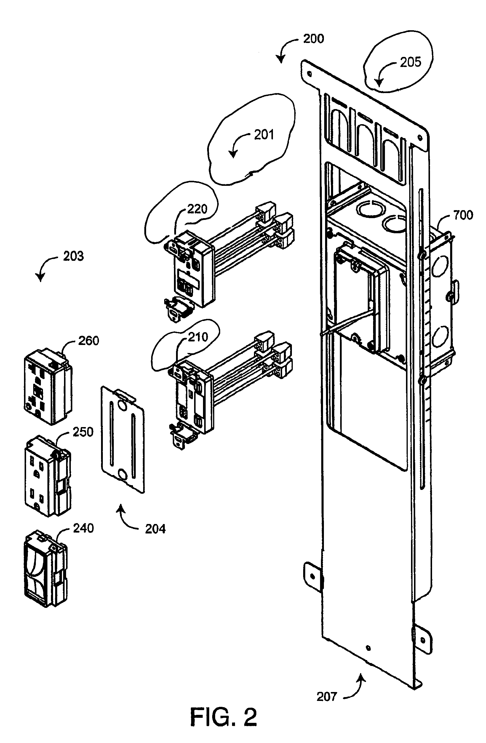 Universal electrical wiring component