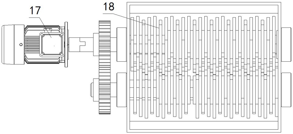 Multi-stage magnetic separation device for pyrolysis carbon black and working method