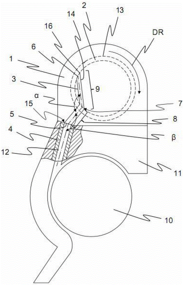 Channel plate adapter and open-end spinning device with channel plate adapter