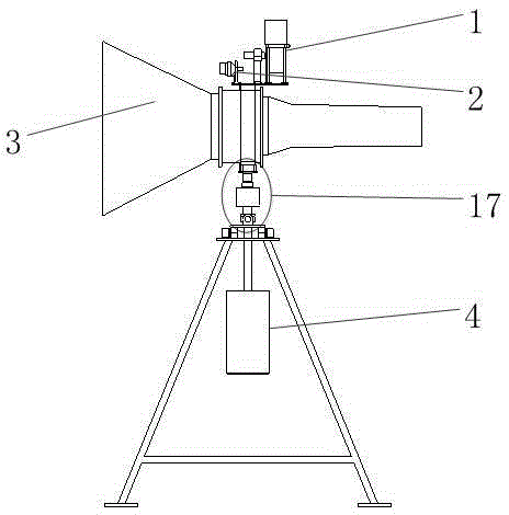 Deep sea auv docking platform orientation automatic adjustment system