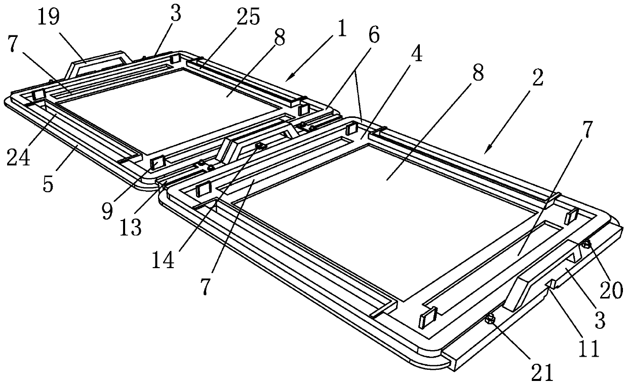 Portable shelf and placing method thereof