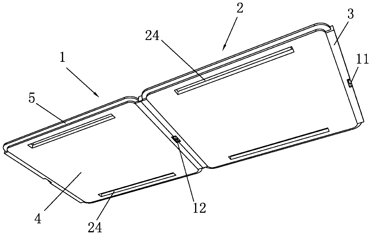 Portable shelf and placing method thereof