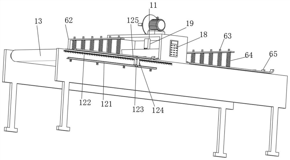 A quantitative and precise conveyor belt processing equipment