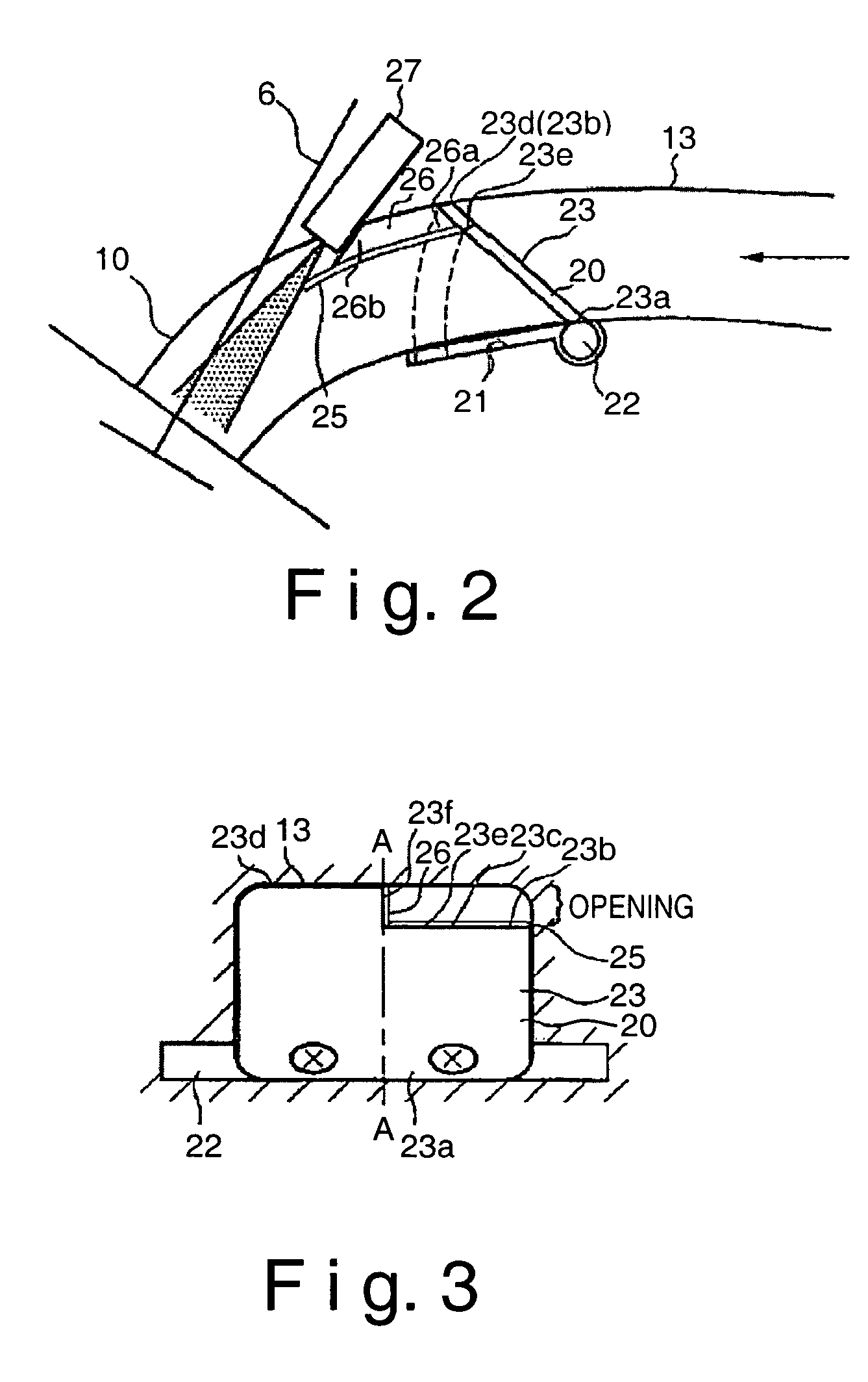 Internal combustion engine air intake structure