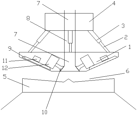 Coal mill heating ventilation device