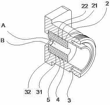 Novel anti-rotation sealed connector