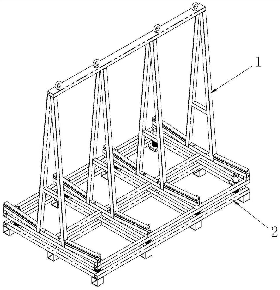 Carrier for transferring ceramic plates