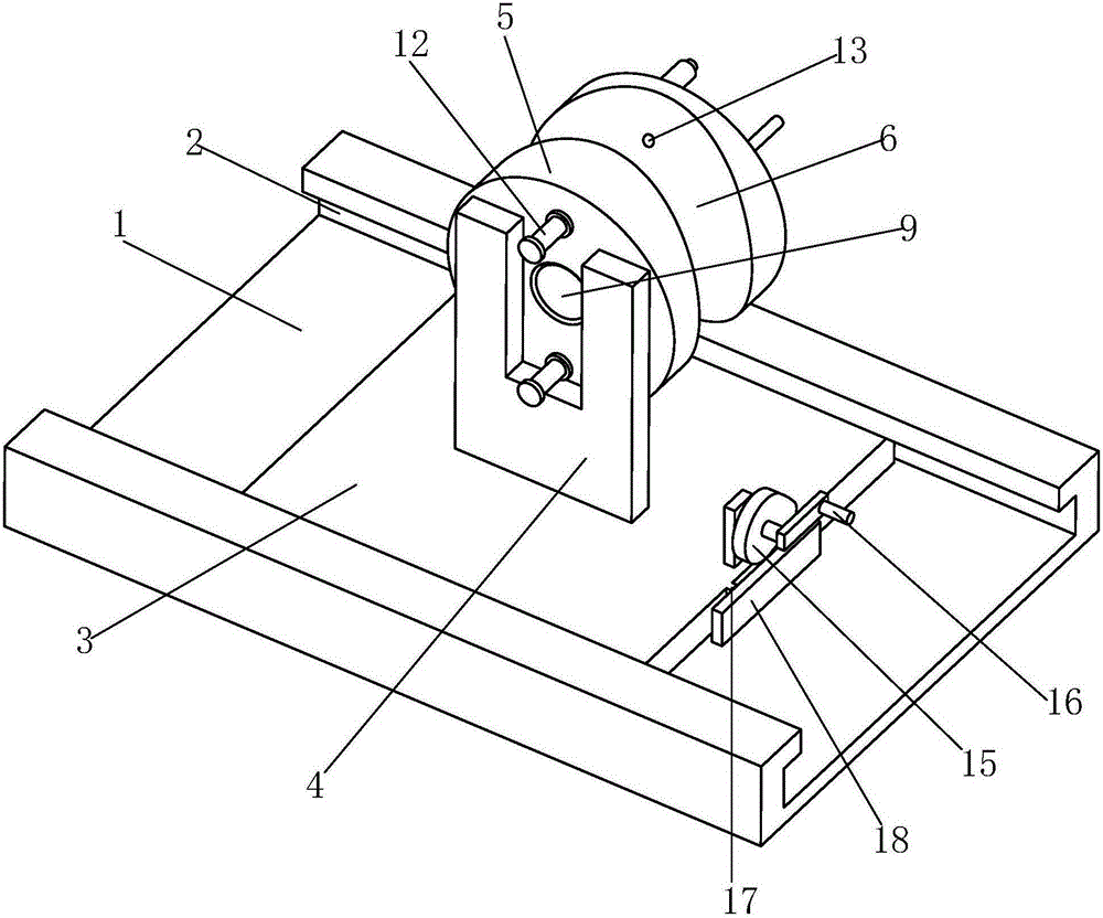 Clamp for vertical drilling of part