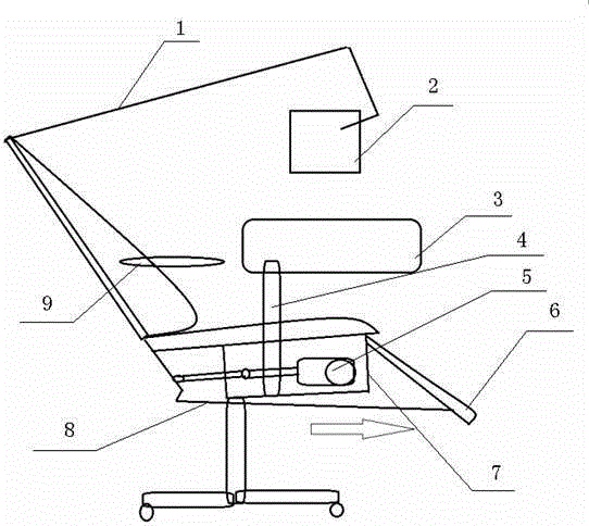 Integrated health chair