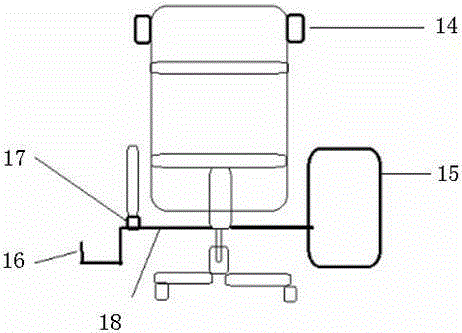 Integrated health chair