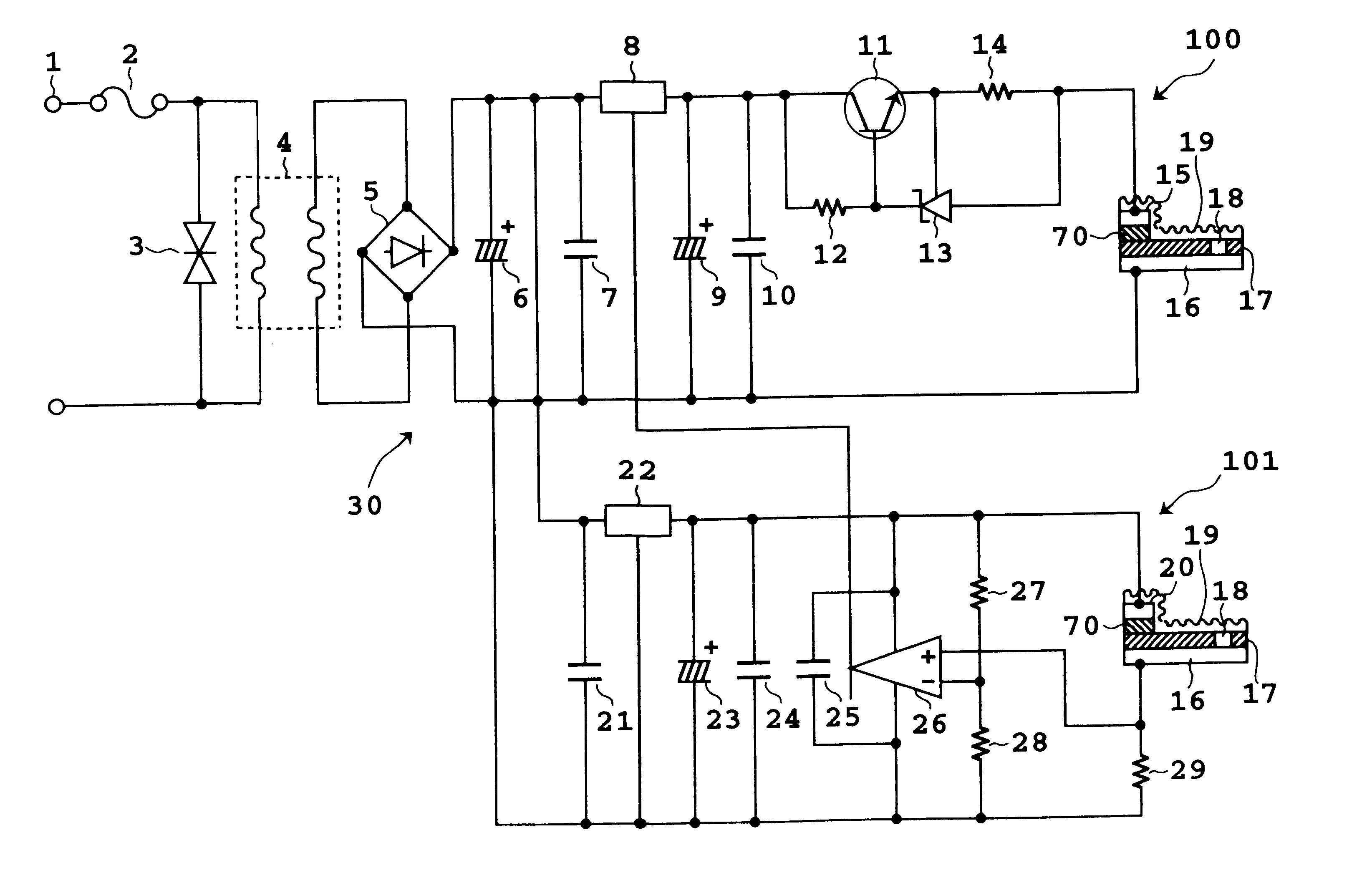 Cathodic protection method and device for metal structure