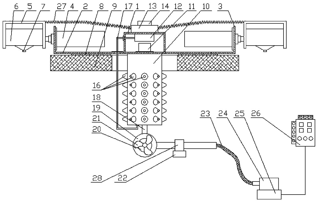 A control device suitable for improving the water environment of low-velocity water bodies and its use method