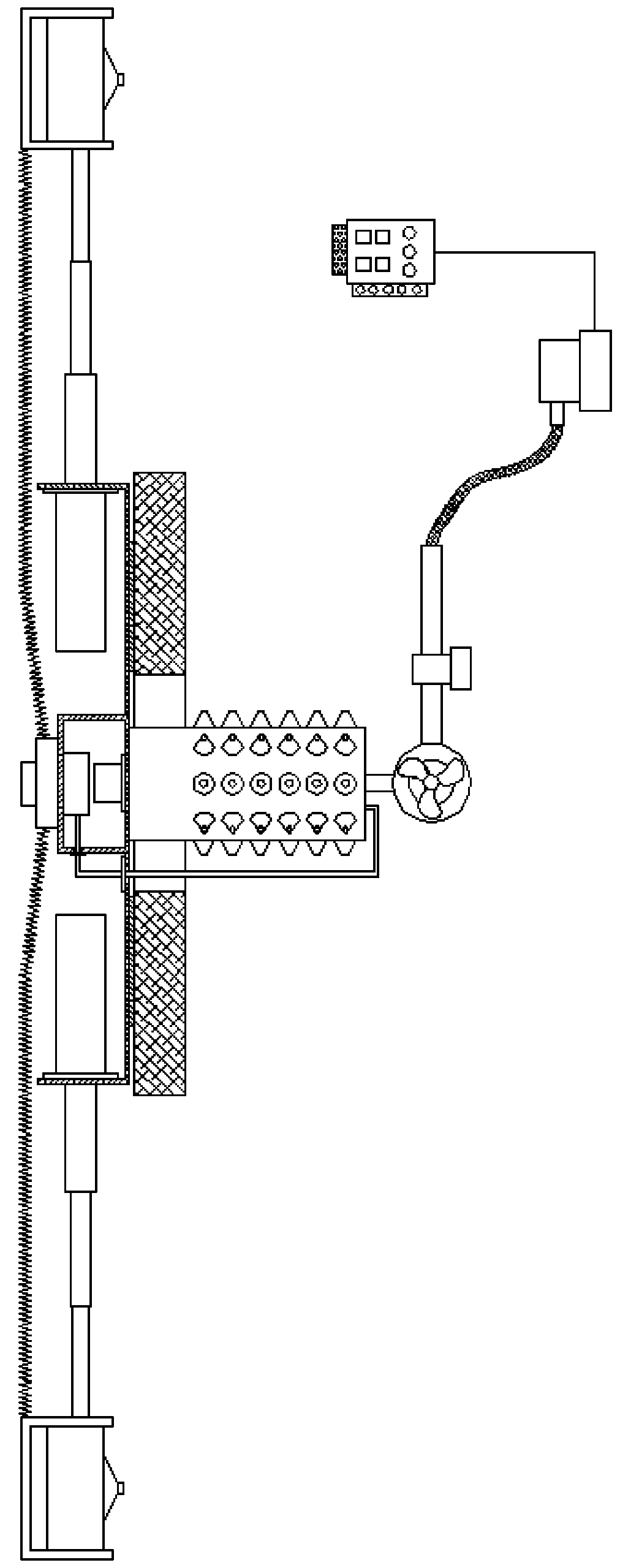 A control device suitable for improving the water environment of low-velocity water bodies and its use method