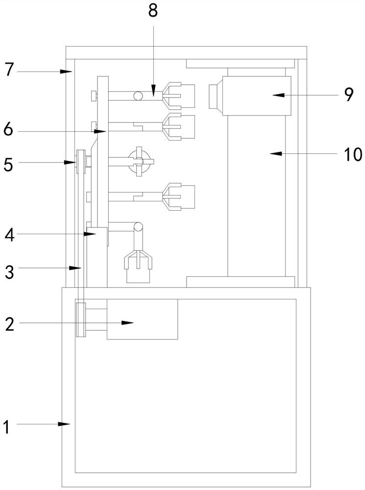 A rotary table grinder