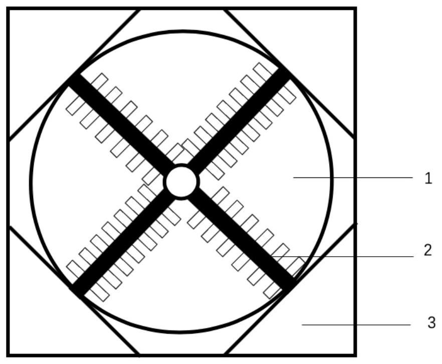 A contact read-write hard disk with multiple magnetic heads side by side