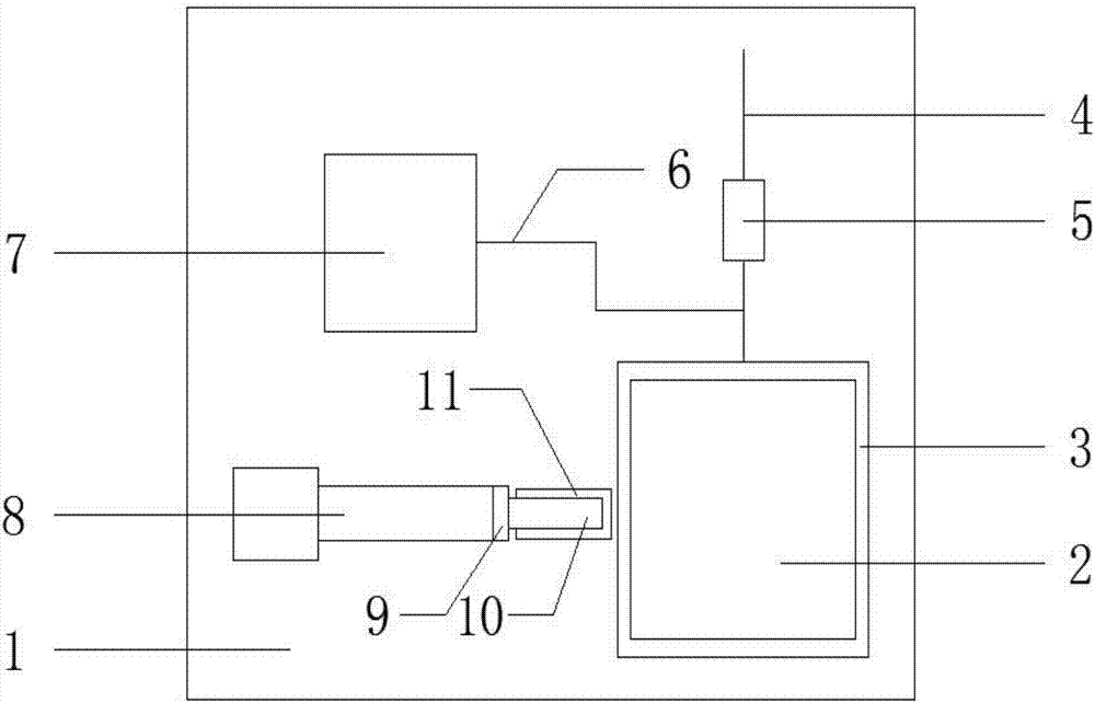 Apparatus for simulating contact with alive equipment by mistake