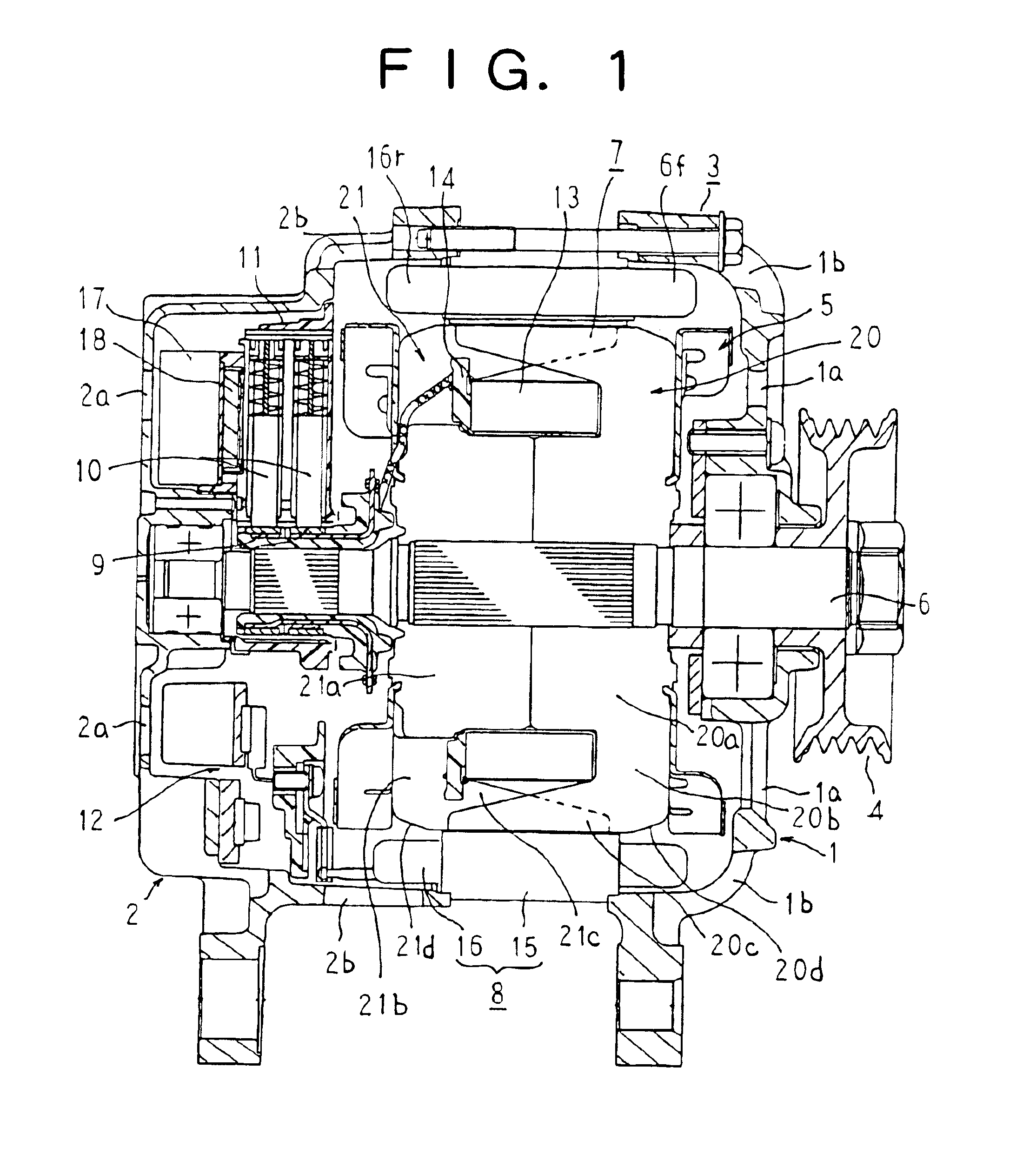 Ac generator for vehicle