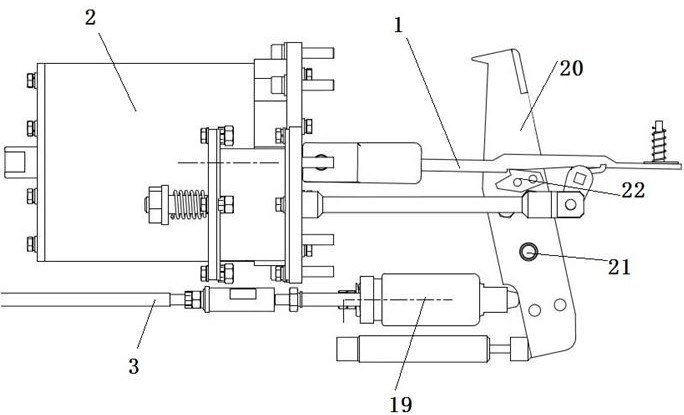 Circuit breaker trolley, switch cabinet and interlocking device