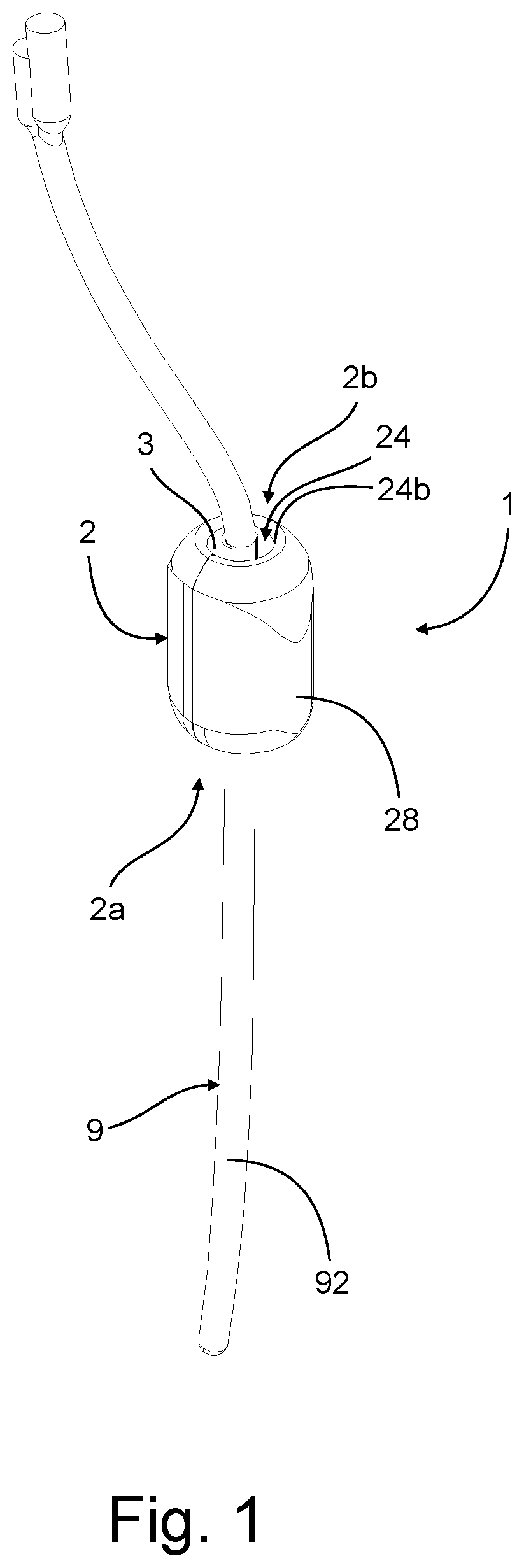 A Sterilisation Device for Sterilising a Section of a Catheter Tube and a Method for Sterilising a Section of a Catheter Tube