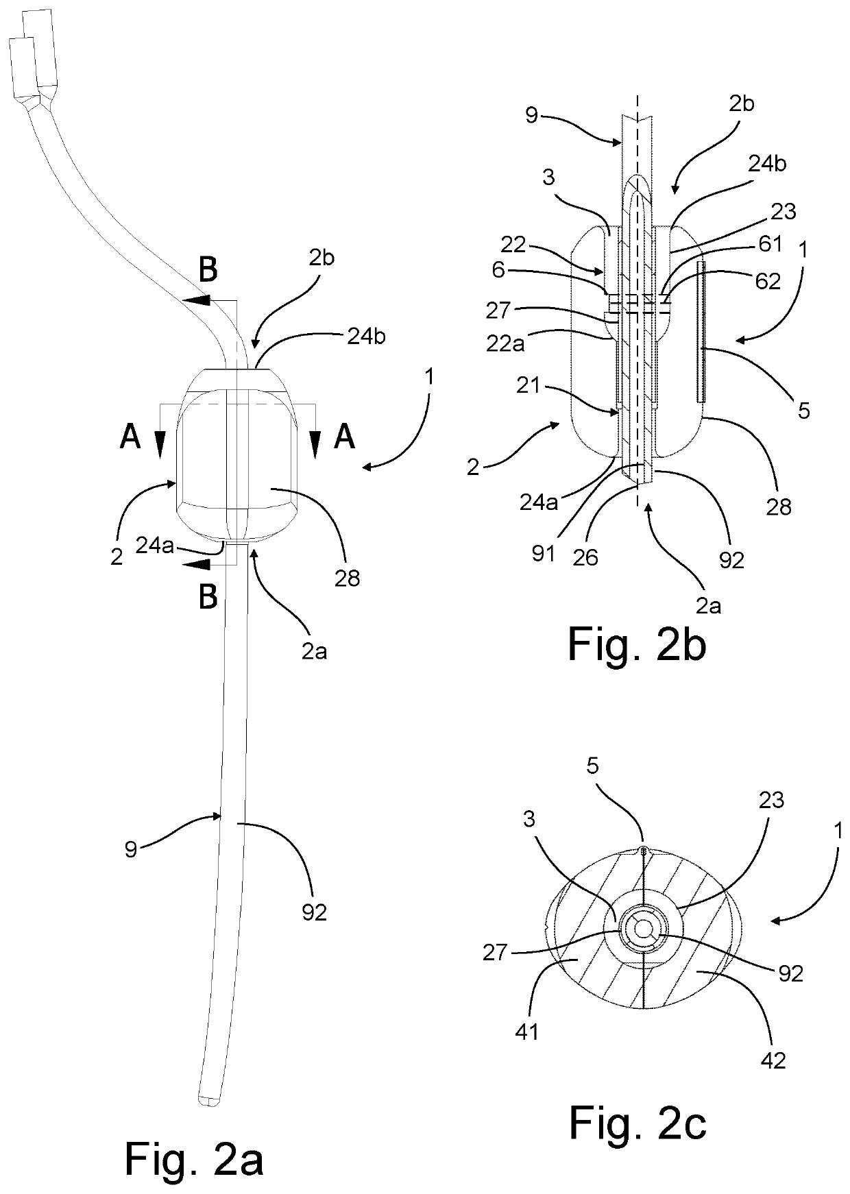 A Sterilisation Device for Sterilising a Section of a Catheter Tube and a Method for Sterilising a Section of a Catheter Tube