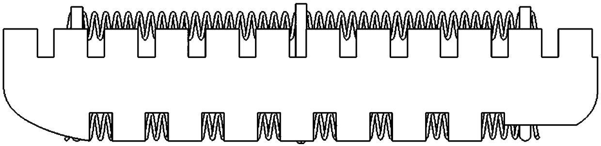 Creeping robot driven by shape memory alloy