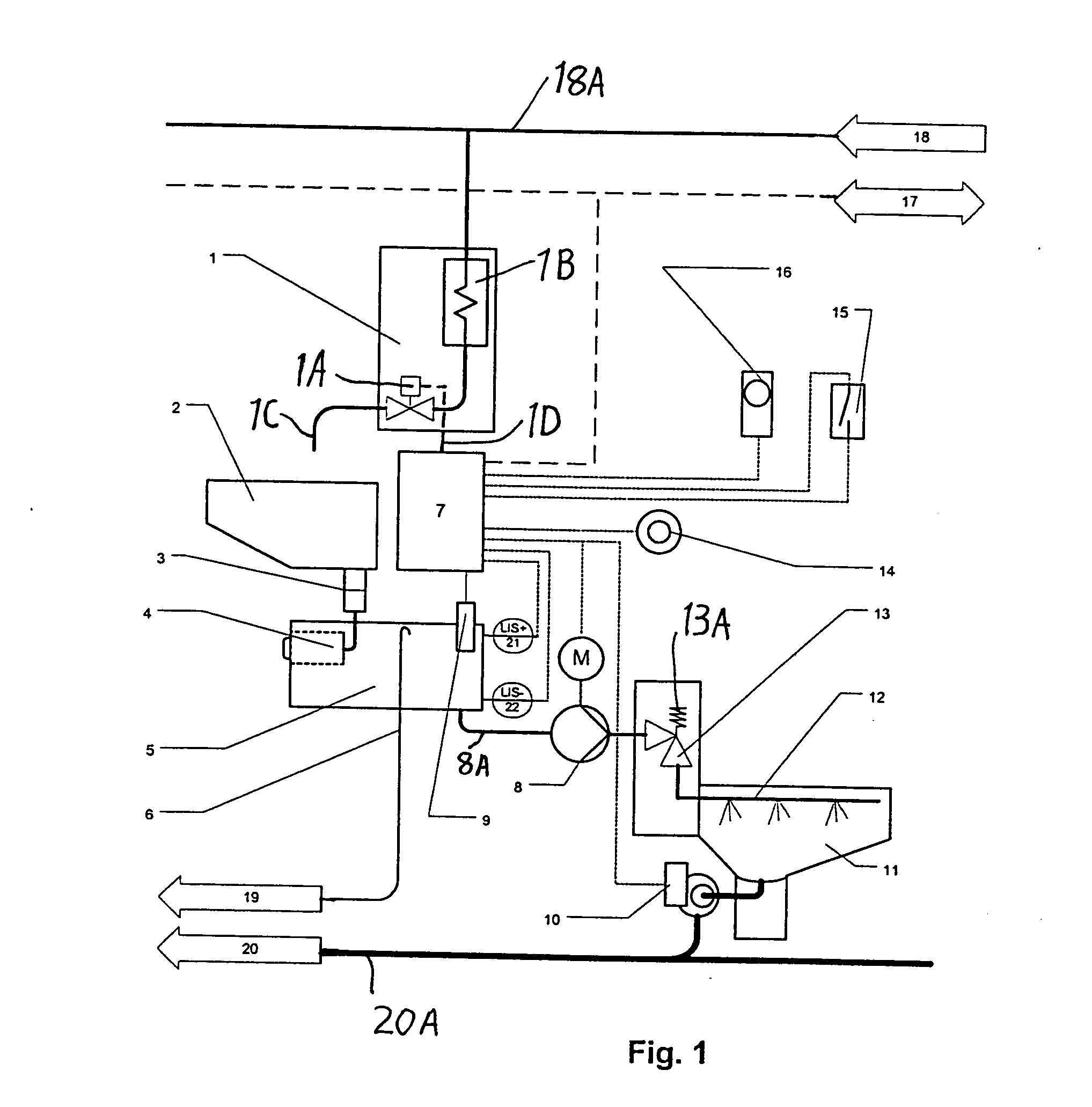 Method and apparatus for processing and re-using of gray water for flushing toilets