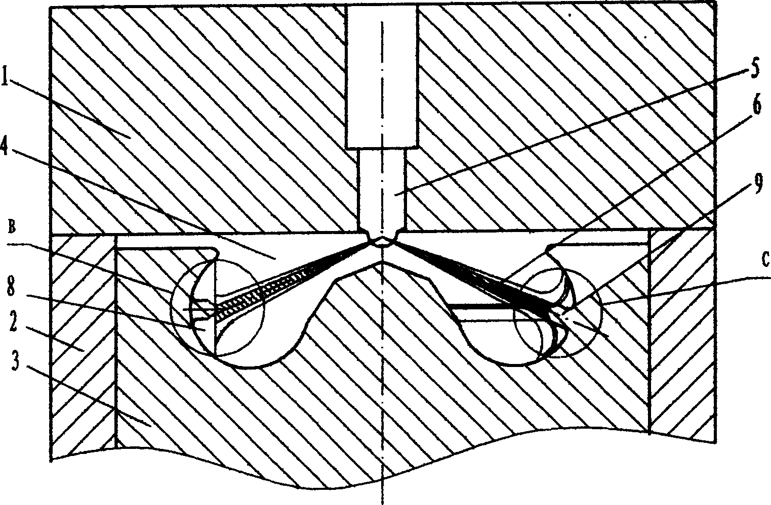 Spraying guidance system of internal combustion engine