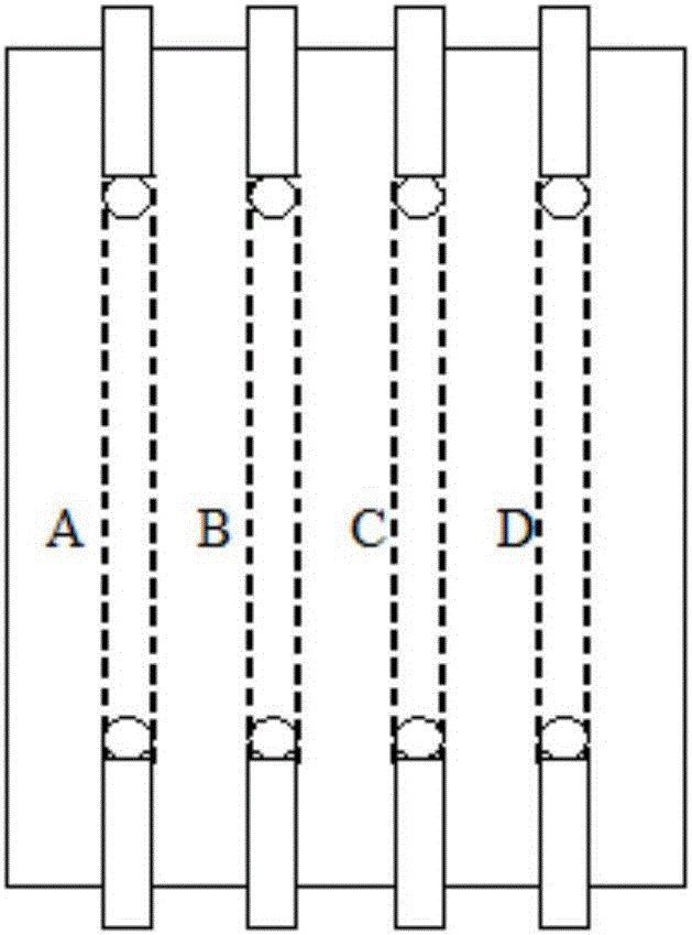 Blast furnace cooling-wall cooling water pipe repairing method and structure thereof and pressure leakage detection device