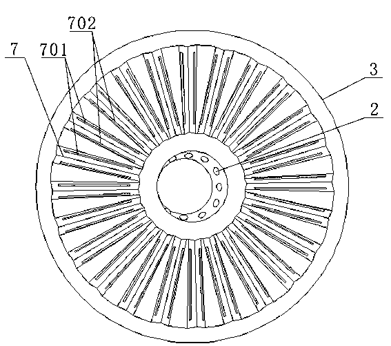 Gas stove head device