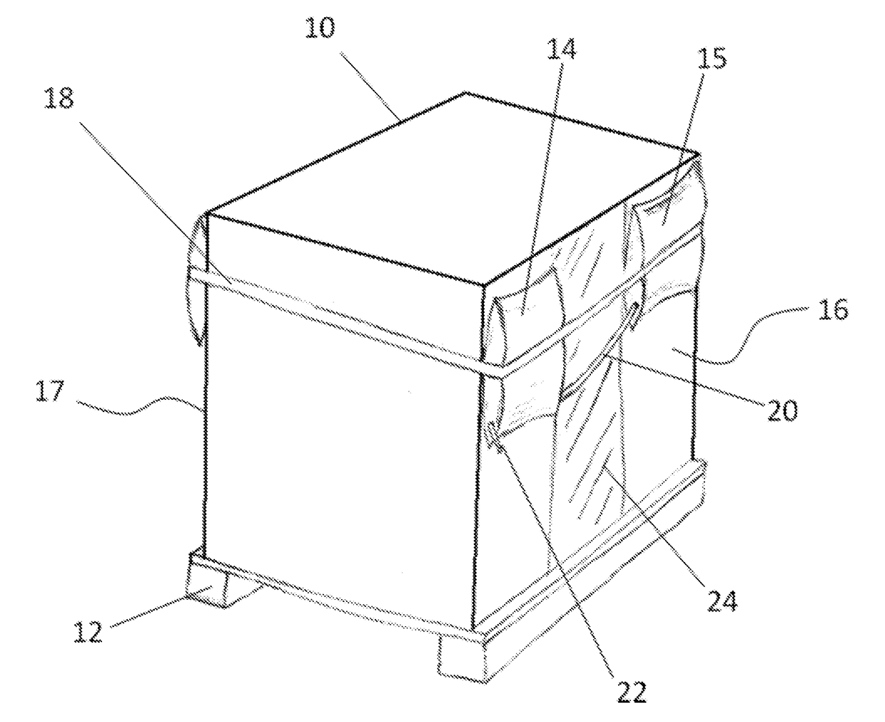 Load securing system and method for securing a load