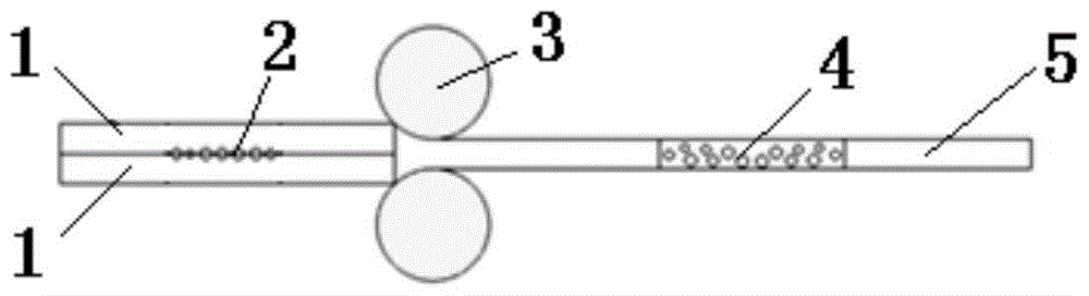 A kind of preparation method of sheet metal parts with different thickness of foamed metal