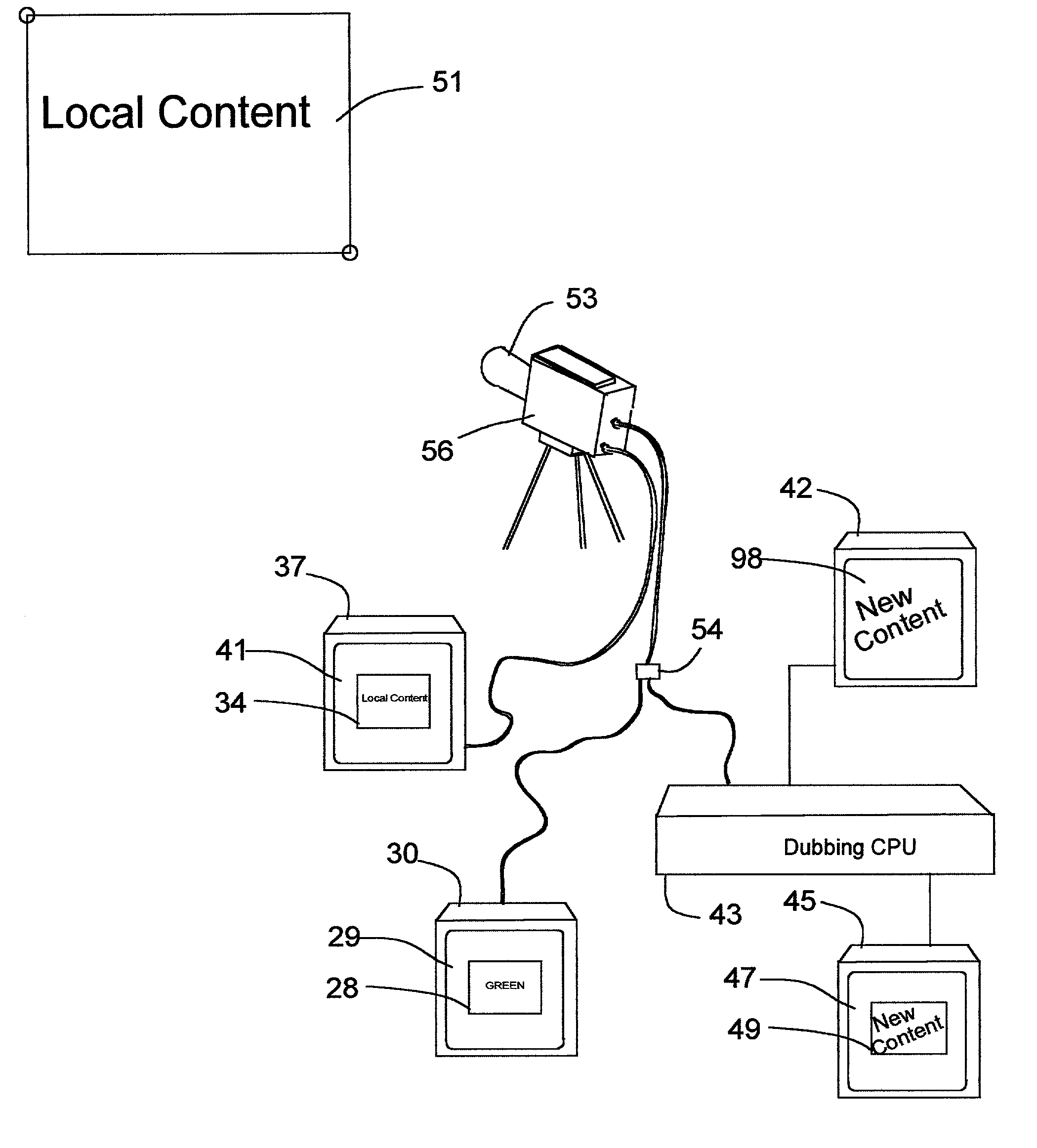 Ingrained field video advertising process