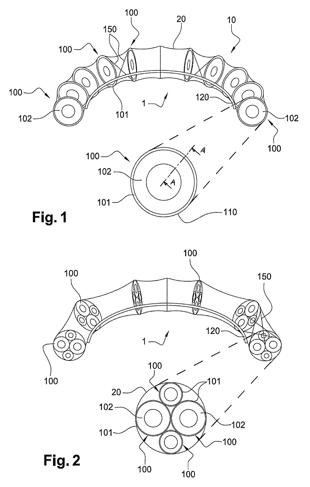 Stratospheric balloon having improved compressive strength