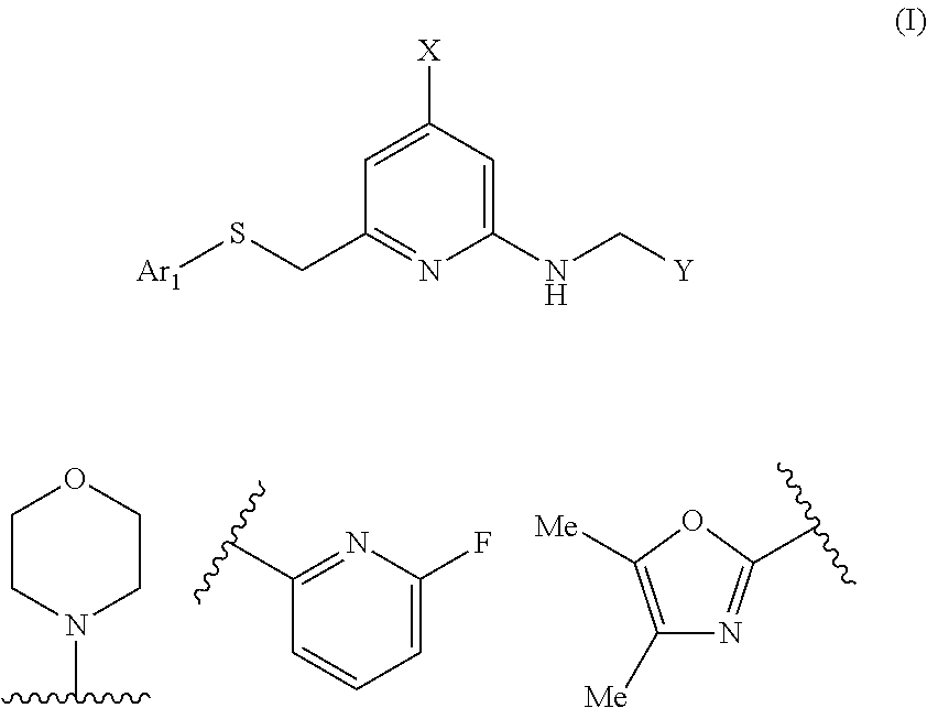 Heteroarylthiomethyl pyridine derivative