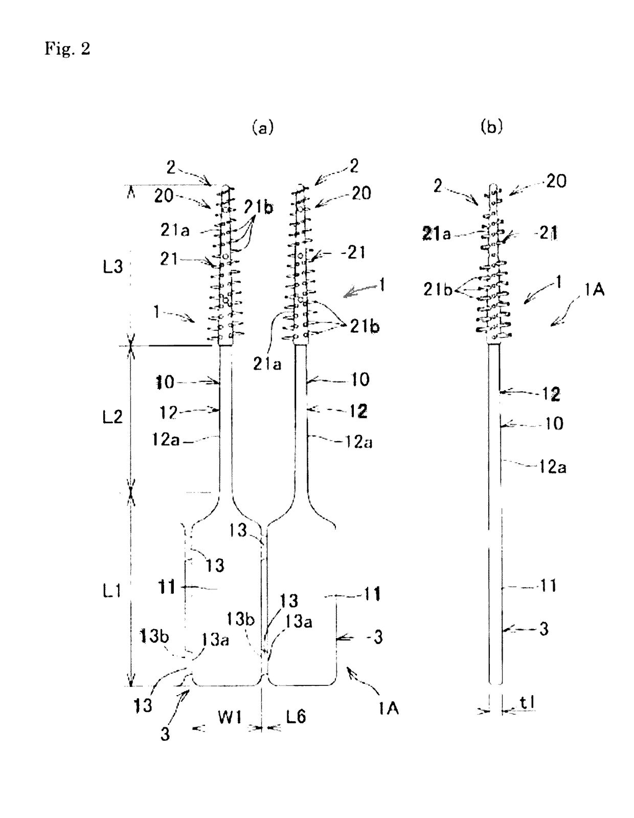 Method for manufacturing an interdental cleaning tool and the interdental cleaning tool