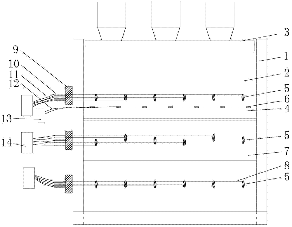 Monitoring system and method for simulating excavation device through tunnel pipe roof construction method