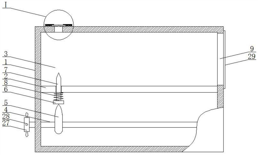 Cotton swab storage device facilitating cotton swab taking