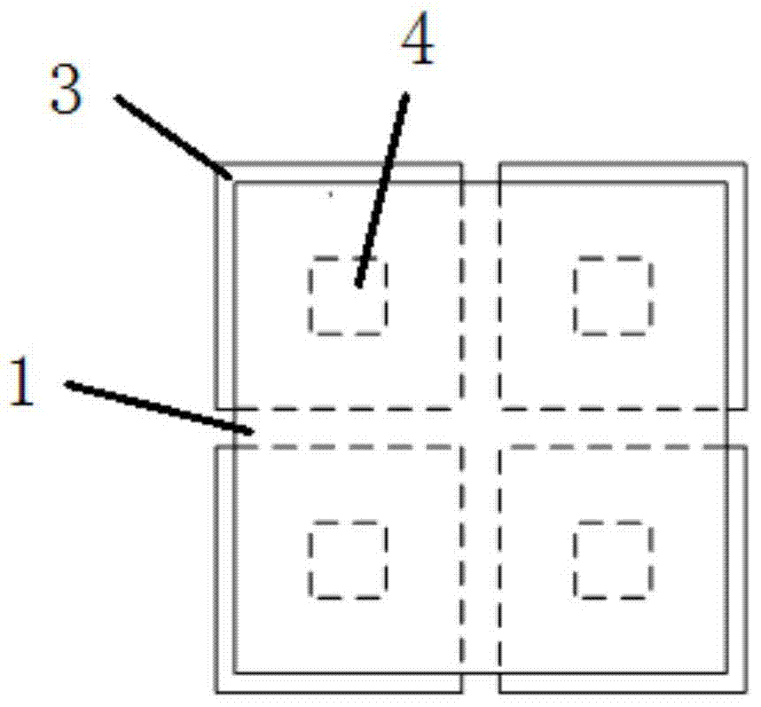 Low-frequency wideband nacreous layer bionic vibration isolation material