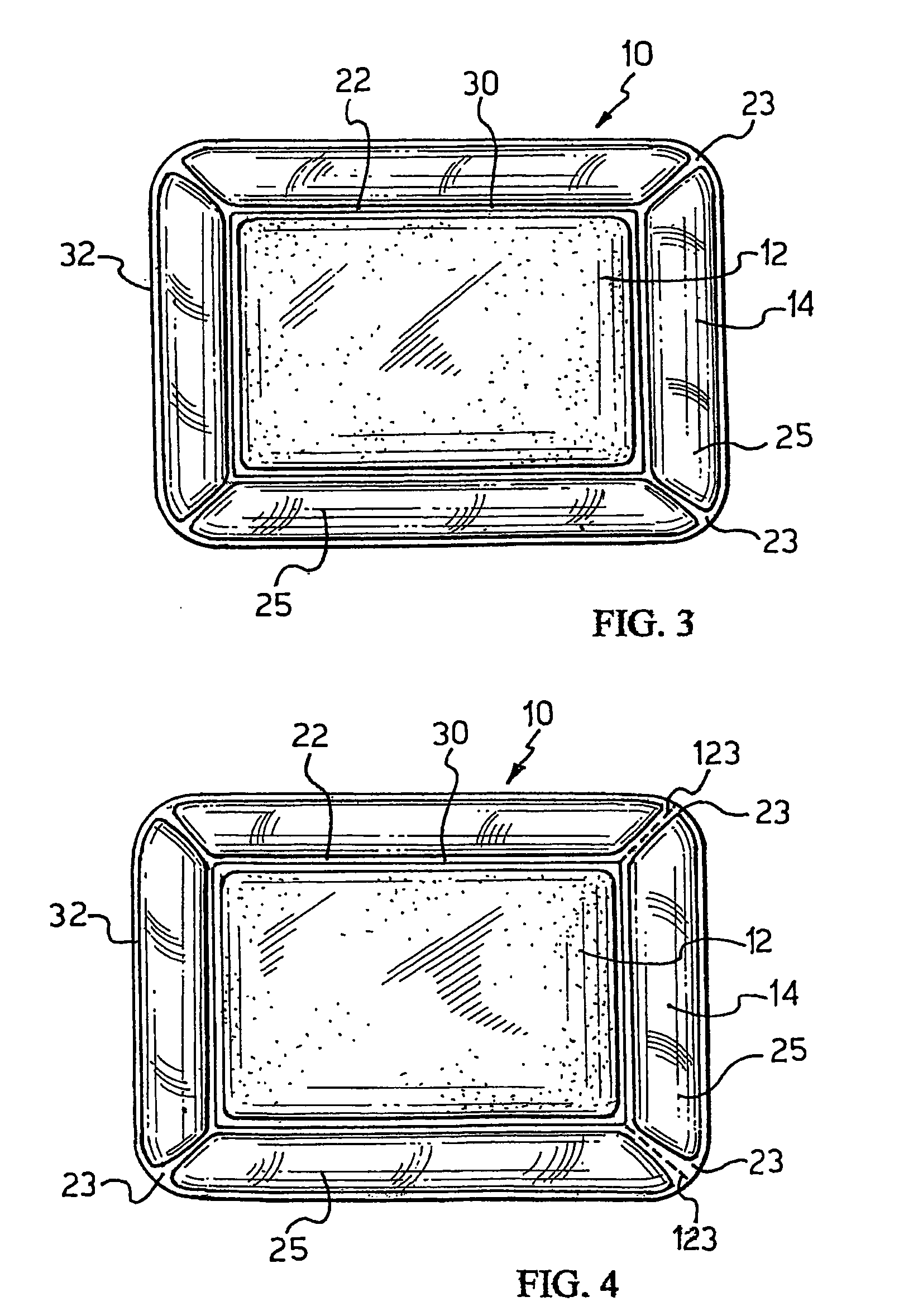 Package having an inflated frame