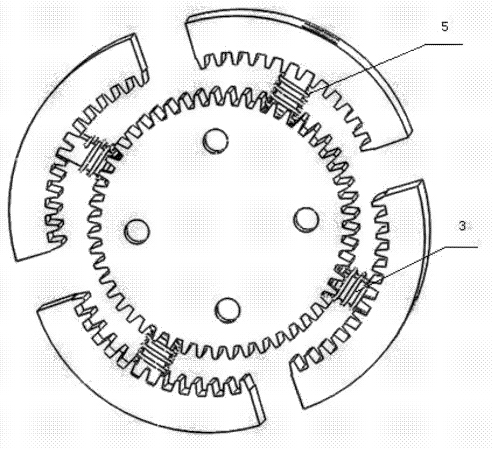 360-degree stress monitoring optical fiber grating microbend sensor