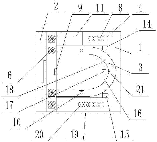 All-in-one machine with double-lifting caring handrails and seat of toilet and urine glucose detection data uploading through network