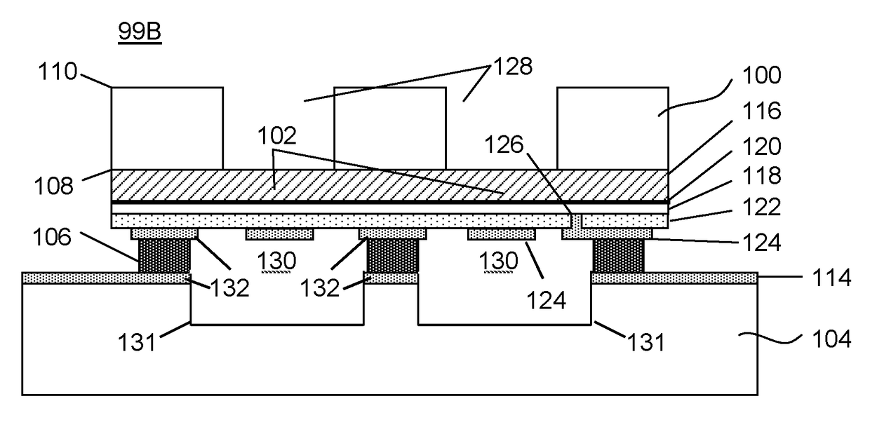 Piezoelectric micromachined ultrasonic transducers using two bonded substrates