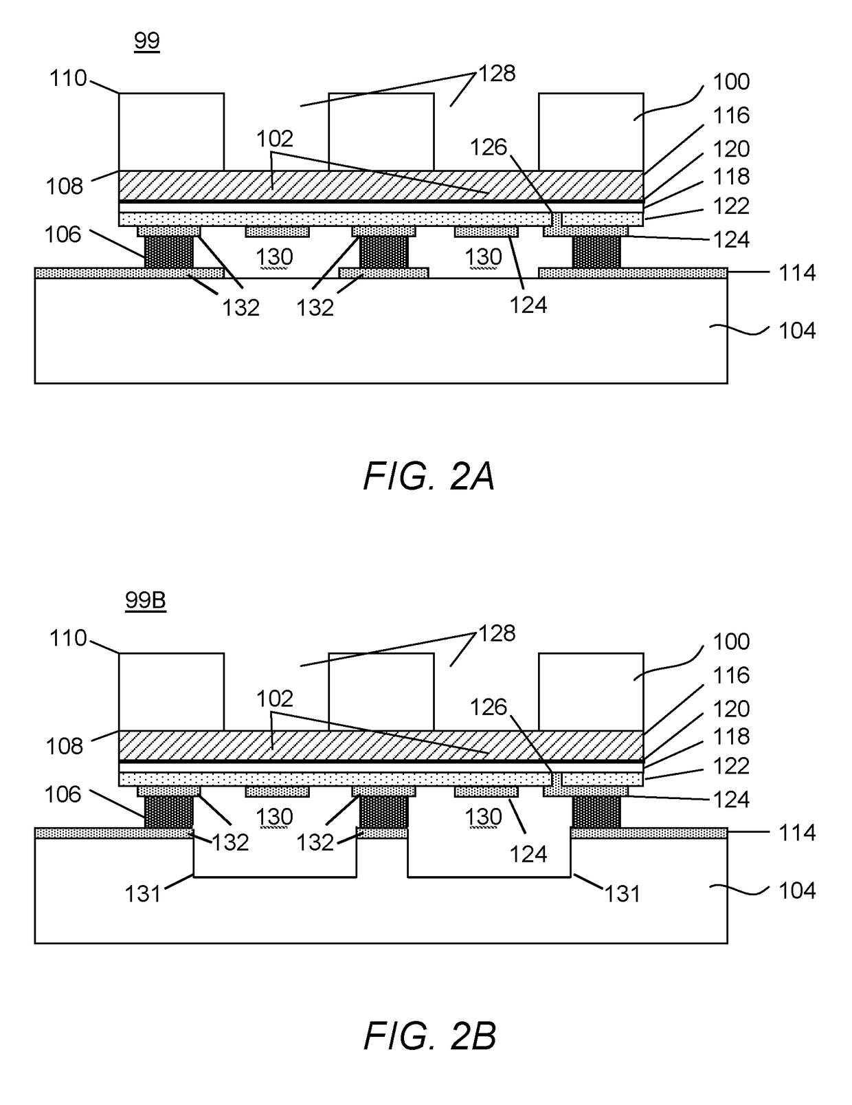 Piezoelectric micromachined ultrasonic transducers using two bonded substrates