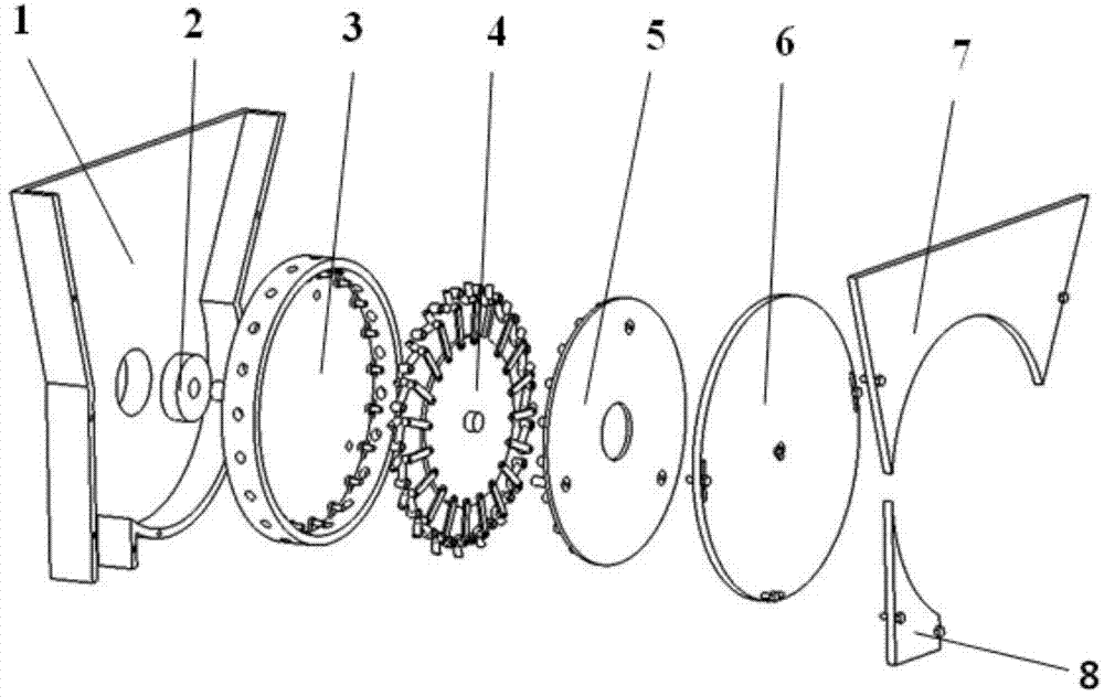 Type hole volume variable type precision seed metering device