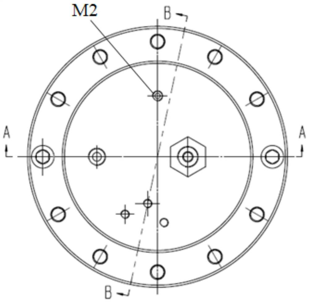 High explosion pressure simulation device for fatigue test of piston components