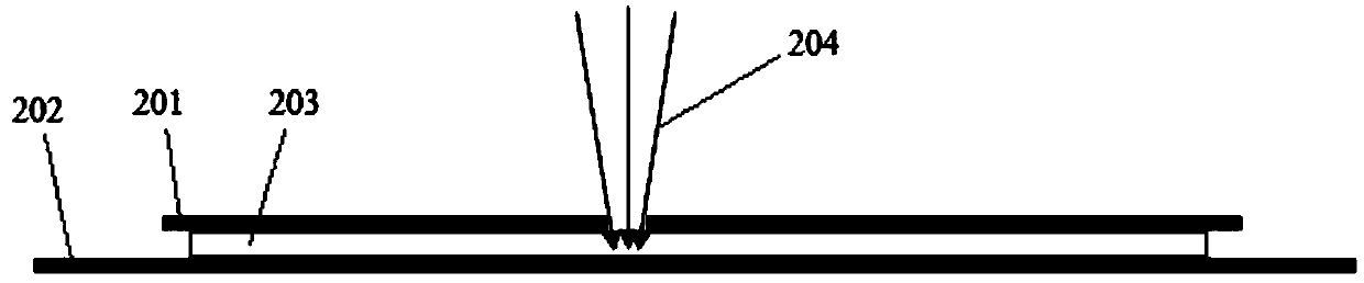 Device and method for laser processing of double-sided display screen