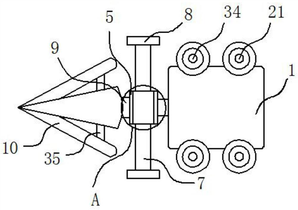 Municipal gutter inlet internal dredging equipment